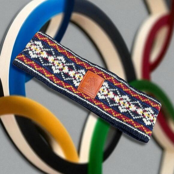 Swix Headband 1994 Lillehammer Winter Olympics 100% Wool Norway Ski Vintage - Picture 1 of 9